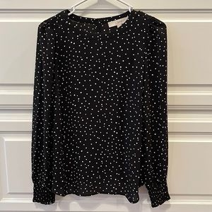 Loft Polka Dot Blouse small